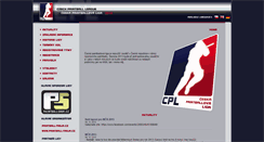 Desktop Screenshot of cpl.paintballinfo.cz